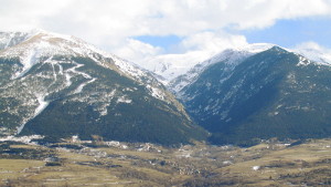View of the Eyne village and valley